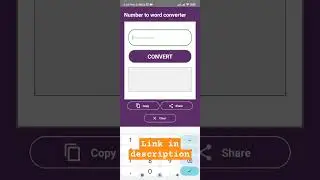 Numbers to Words converter android mobile application in react native