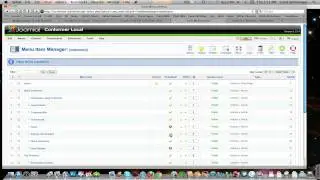 Joomla How to Edit Menus