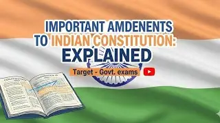 Constitutional Amendments: The Ultimate Revision for Govt Exams 🇮🇳 | Remember with Mnemonics! 🧠