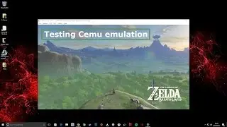 Cemu PC emulator running on full AMD spec setup