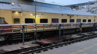 Armor announcement of 22180 MGR Chennai Central Lokmanya Tilak Terminus express train at Solapur