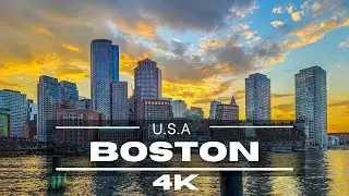 Boston 4k by Drone | Cinematic Drone Footage Tour 2022
