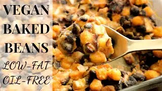 Vegan Baked Beans (Low-Fat, Oil-Free)