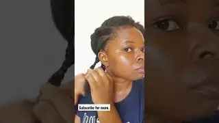 Flattwist on 4c Natural Hair. subscribe for more. #youtubeshorts #short #spring