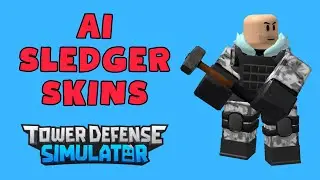 AI made Sledger skins for TDS - Tower Defense Simulator