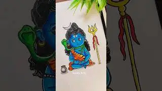 Cute baby mahadev drawing 🙏❤️ | 