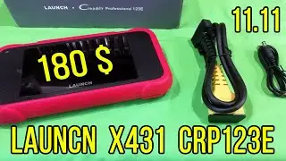 What can the Launch X431 CRP123E auto scanner do?