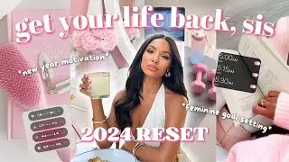 FEMININE RESET 2024 💗 femininity routine + goals 🎧 17 ways to make 2024 your best year yet | Ep. 12
