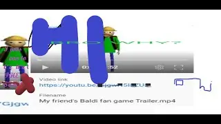 My friend's Baldi fan game Trailer