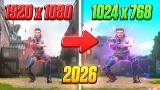 *UPDATED* Valorant True Stretched Res Guide 2026 (NO BLACKBARS + ANY GPU)