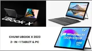CHUWI UBook X 2023 I Windows 2 in1 Tablet I Unboxing