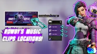 How To Get Rowdy's Music Clips In Apex Legends Mobile | Rowdy's Music Clips Locations In Apex Mobile