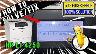 How To Replace Fuser Assembly | Hp Laserjet 4250