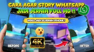 How to Make WhatsApp Story Videos Clear Full HD & Not Blurry ‼️Latest
