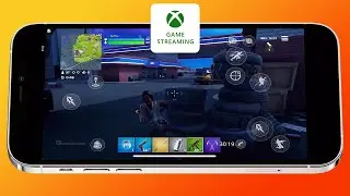 Fortnite on iPhone | Touch Controller Gameplay | Xbox Cloud Gaming