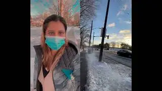 Snowfall in Canada