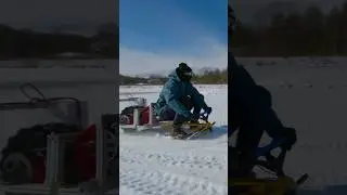 World's Fastest Electric Snow Racer #shorts