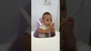 BLW’ye adım adım 🥰 ilk pankek denemesi 😋 #shorts #ekgıda #cutebaby