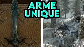 An AMAZING UNIQUE sword on Skyrim 😮