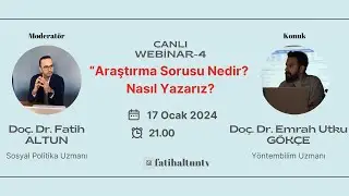 Araştırma Sorusu Nedir Nasıl Yazılır  - Bilimsel Araştırma Yöntemleri -4