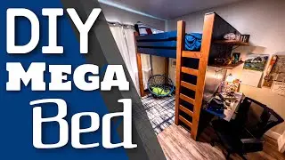 Library, Desk, and Bed All in One