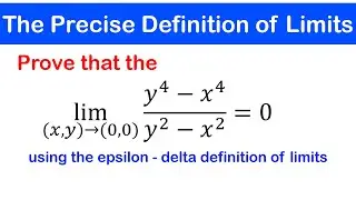 🟡04 - Epsilon - Delta definition of Limits of Functions of Two variables 2