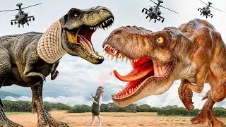T-Rex Chase - Part 22 - Jurassic World Dinosaur Fan Movie