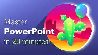 Learn to illustrate in PowerPoint! 🔥||🌵 20 Minute Step by Step Tutorial