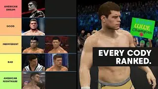 Ranking EVERY WWE Games Cody Rhodes Model From WORST To BEST