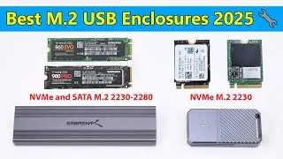 Best M.2 2230 - 2280 to USB Enclosures 2024 | Fast Speeds & Universal Compatibility