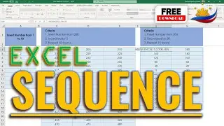 How to Use Sequence Function in Excel