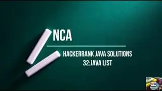 32:Java List || Hackerrank java solutions