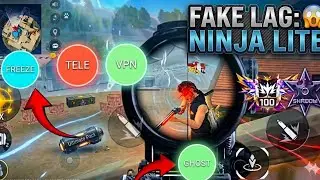 FAKE LAG BEST OB53  NINJA LITE 👑 | FREEZE + V2 + TELEKILL + GOST  💥 | FF OB53 ANTIBAND 💯