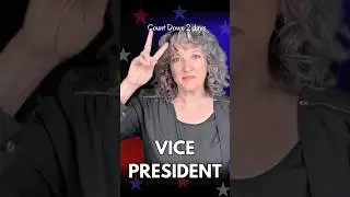 Who da Veep? #vicepresident #president #vote #uselection #learntosign #asl #kamalaharris #trump #vp