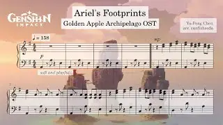Ariel’s Footprints [Piano Sheet Music] | Genshin Impact OST