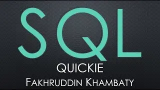 SQL Quickie #1 - NOLOCK