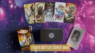 Eight Coins' Tattoo Tarot Borderless Miniature Edition |⭐️Pre-Release⭐️| Full Flip Through