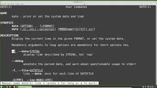 Linux Command Line (30) Time and Date pt1