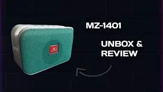 Makzee MZ-1401 Bluetooth Speaker Unboxing & Review | Best Wireless Speaker Under 500 | Best Speaker