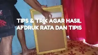 Afdruk Film Sablon Kaos Hasilnya Rata & Tipis (Tips & Trik)