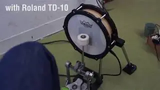 3D printed drum pad - Bass Parts Test