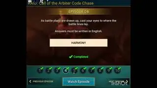 Raid : Call of the Arbiter Code Chase