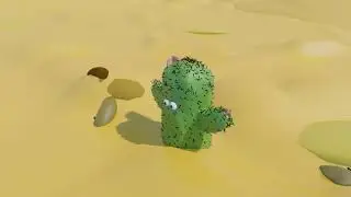 Cactus story - blender 2.8 animation
