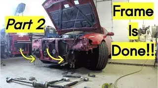 Finished Pulling 240SX Frame Rail Support