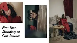 PERTAMA KALI PHOTOSHOOT DI STUDIO SENDIRI