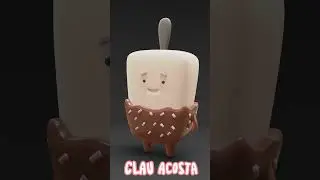 My first Blender ice cream #icecream #blender #blender3d #animation #art #artist #tutorial #creative