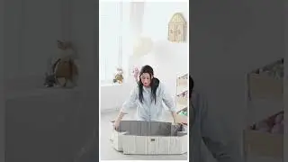🏖️ Wellgro Katlanır Dikdörtgen Top Havuzu ile eğlenceye hazır mısınız? 🎉