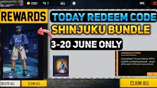 FREE FIRE REDEEM CODE TODAY 3 JUNE REDEEM CODE FREE FIRE | FF REDEEM CODE TODAY 3 JUNE