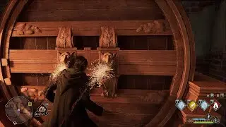 This happens when you try to sneak into the Hufflepuff common room – Hogwarts Legacy