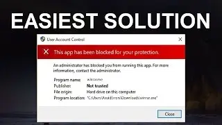 App Has Been Blocked - MOST EASY SOLUTION